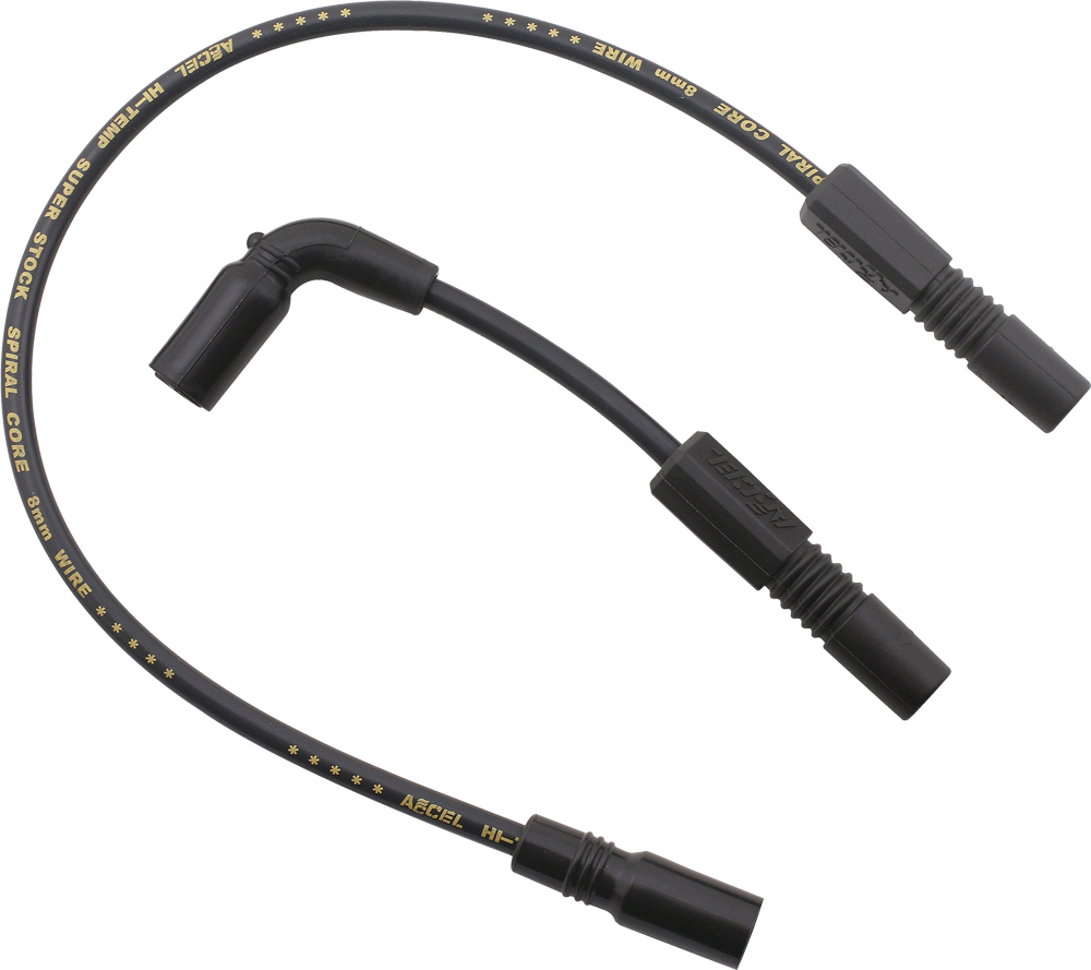 SPORTSTER 2007-20 Accel Black 8mm Plug Wire Set - 171110-K