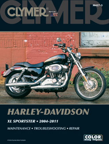CLYMER M427-4 MANUALS HARLEY-DAVIDSON XL883 XL1200 SPORTSTER 2004-2013
