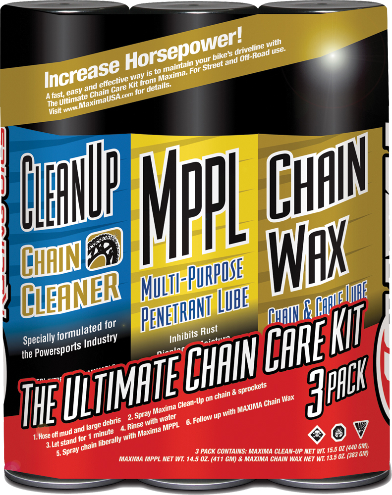 ULTIMATE CHAIN WAX CARE KIT 3/PK